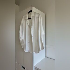 H&M Crisp White Collared Shirt